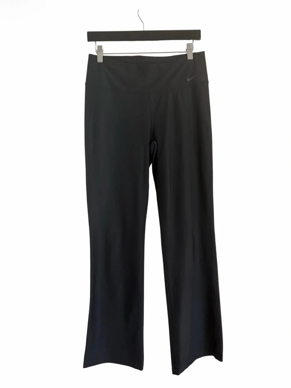 Nike Dri-Fit Classic Fit Training Long Pant Flare Leg Size Medium Black Yoga